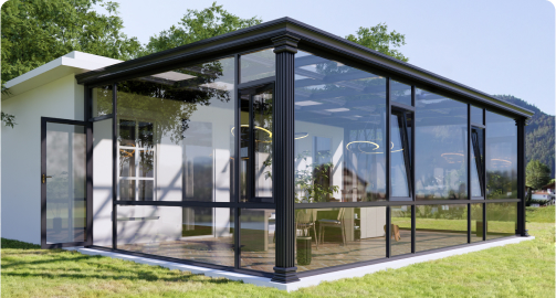 What are the standards for measuring a qualified sunroom?
